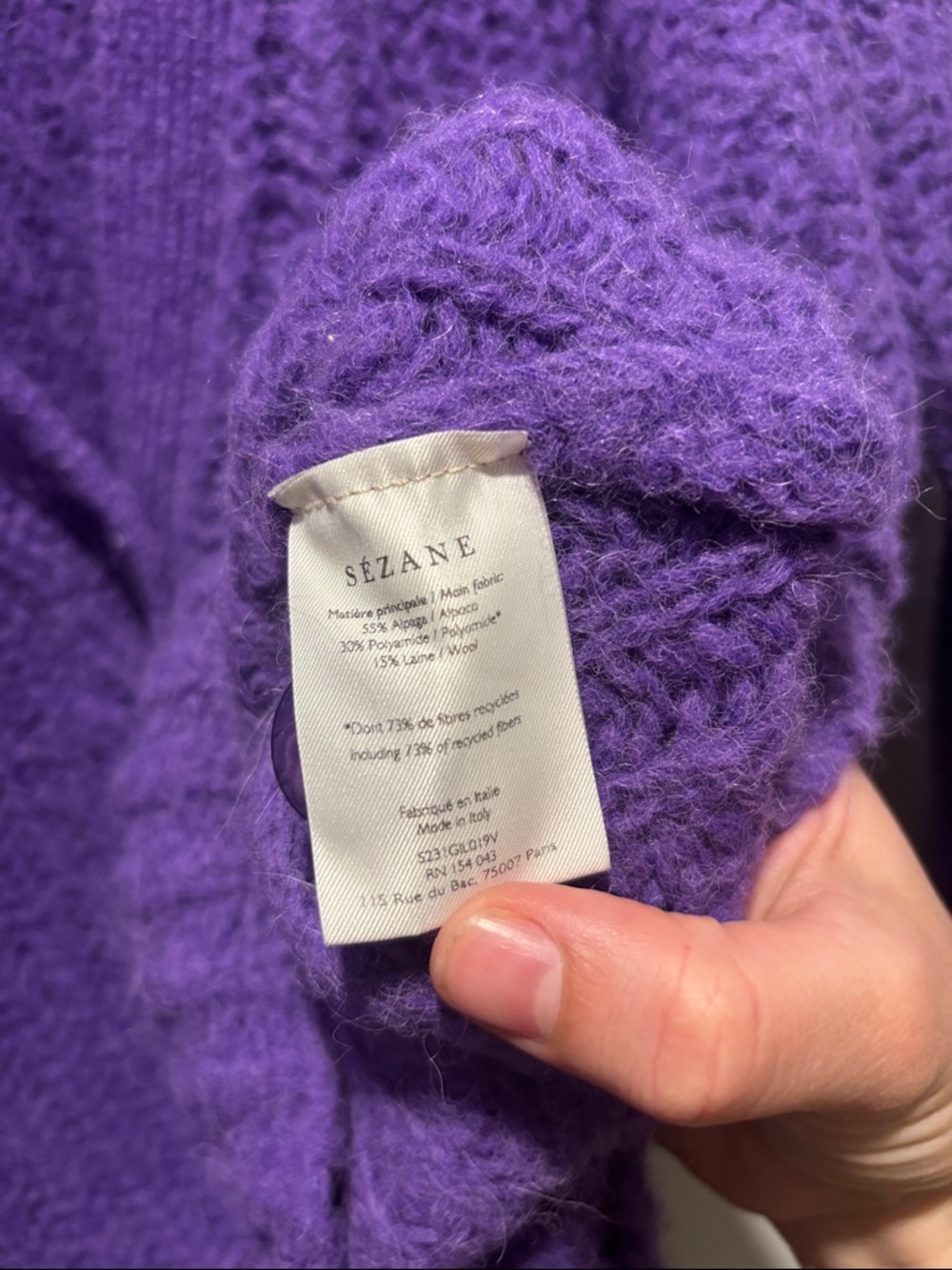 SEZANE Basile cardigan - Picture 4 of 7